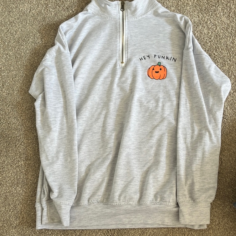 Pumpkin Half Zip